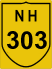 National Highway 303 (NH303) Map