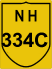 National Highway 334C (NH334C) Map