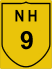 National Highway 9 (NH9) Map